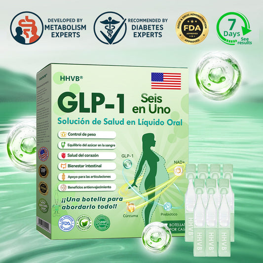 Tienda Oficial | 𝐻𝑯𝐕𝐁®✨𝑺𝒐𝒍𝒖𝒄𝒊ó𝒏 𝒐𝒓𝒂𝒍 𝒍í𝒒𝒖𝒊𝒅𝒂 𝐆𝐿𝑃-1 𝒔𝒆𝒊𝒔 𝒆𝒏 𝒖𝒏𝒐 (Solo una dosis al día, cambios visibles en 7 días) 🌿 Para obesidad, salud cardiovascular, diabetes, apnea del sueño, problemas articulares y más.